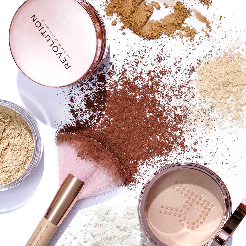 Makeup Revolution Conceal & Fix Setting Powder Light Yellow