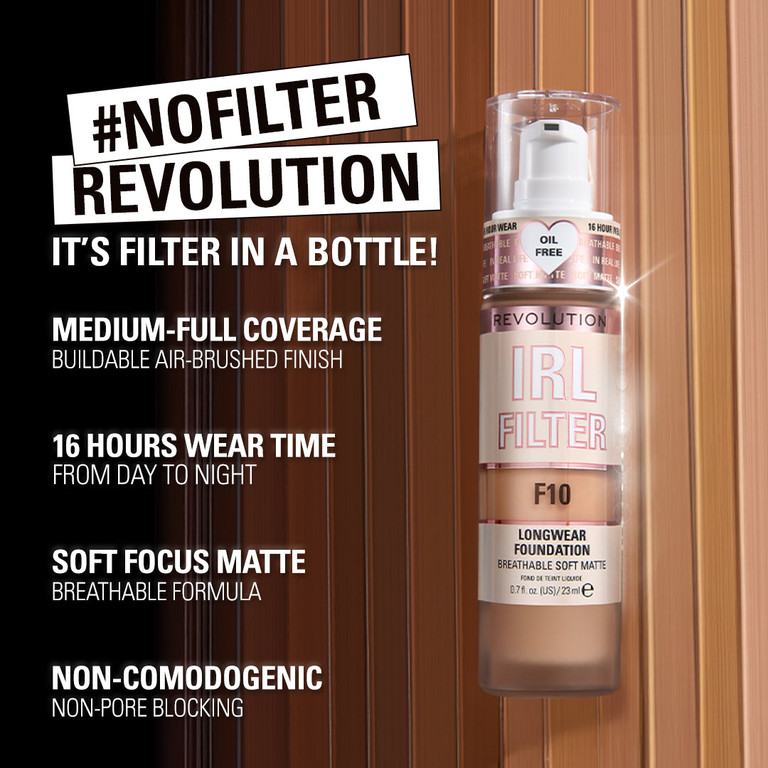 Makeup Revolution IRL Filter Longwear Foundation