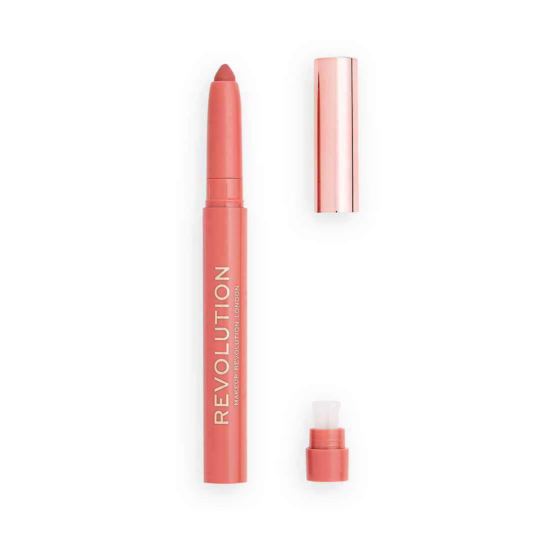 Revolution Velvet Kiss Lip Crayon White Wedding