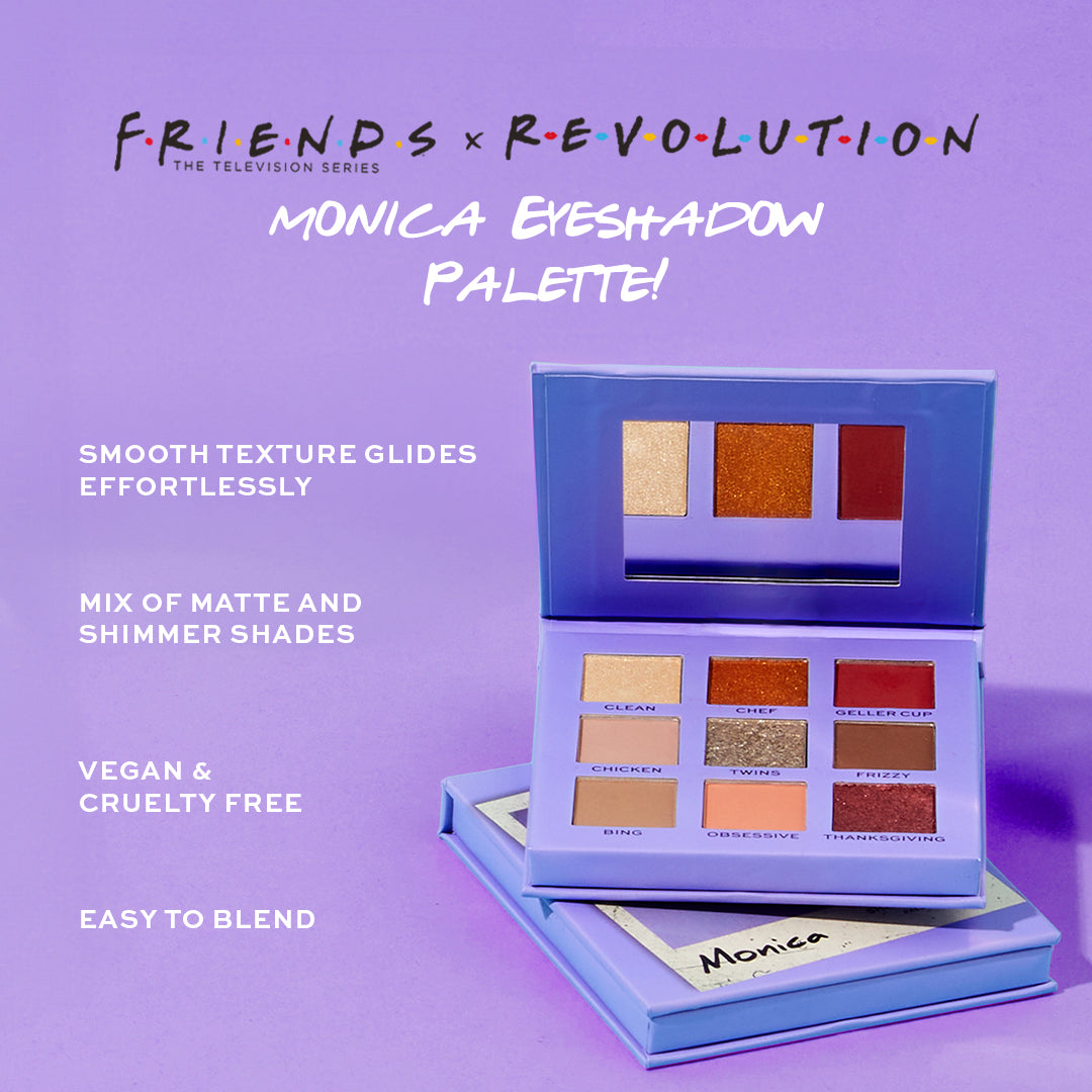 Makeup Revolution X Friends Monica Palette