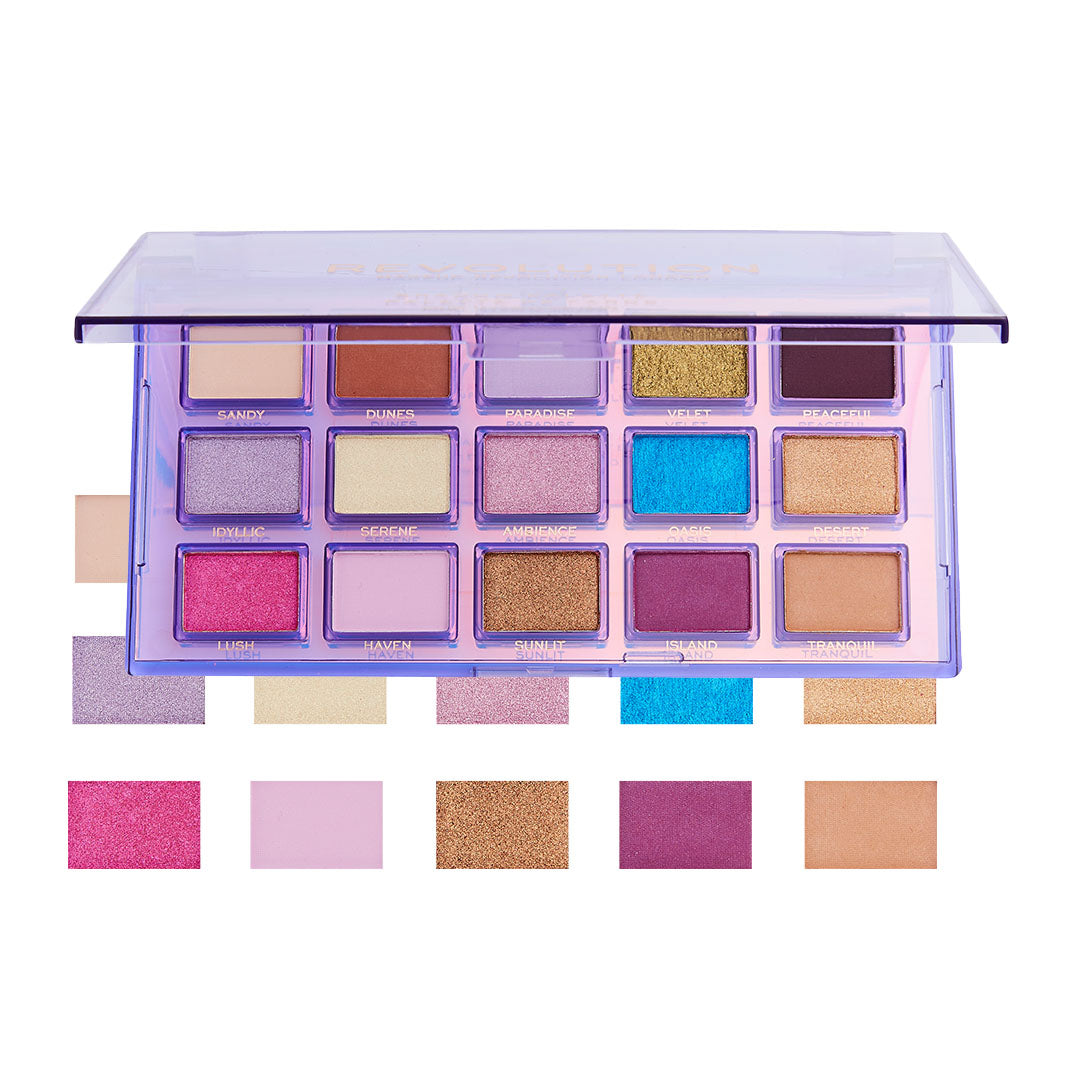 Makeup Revolution Reflective Eyeshadow Palette - Ultra Violet