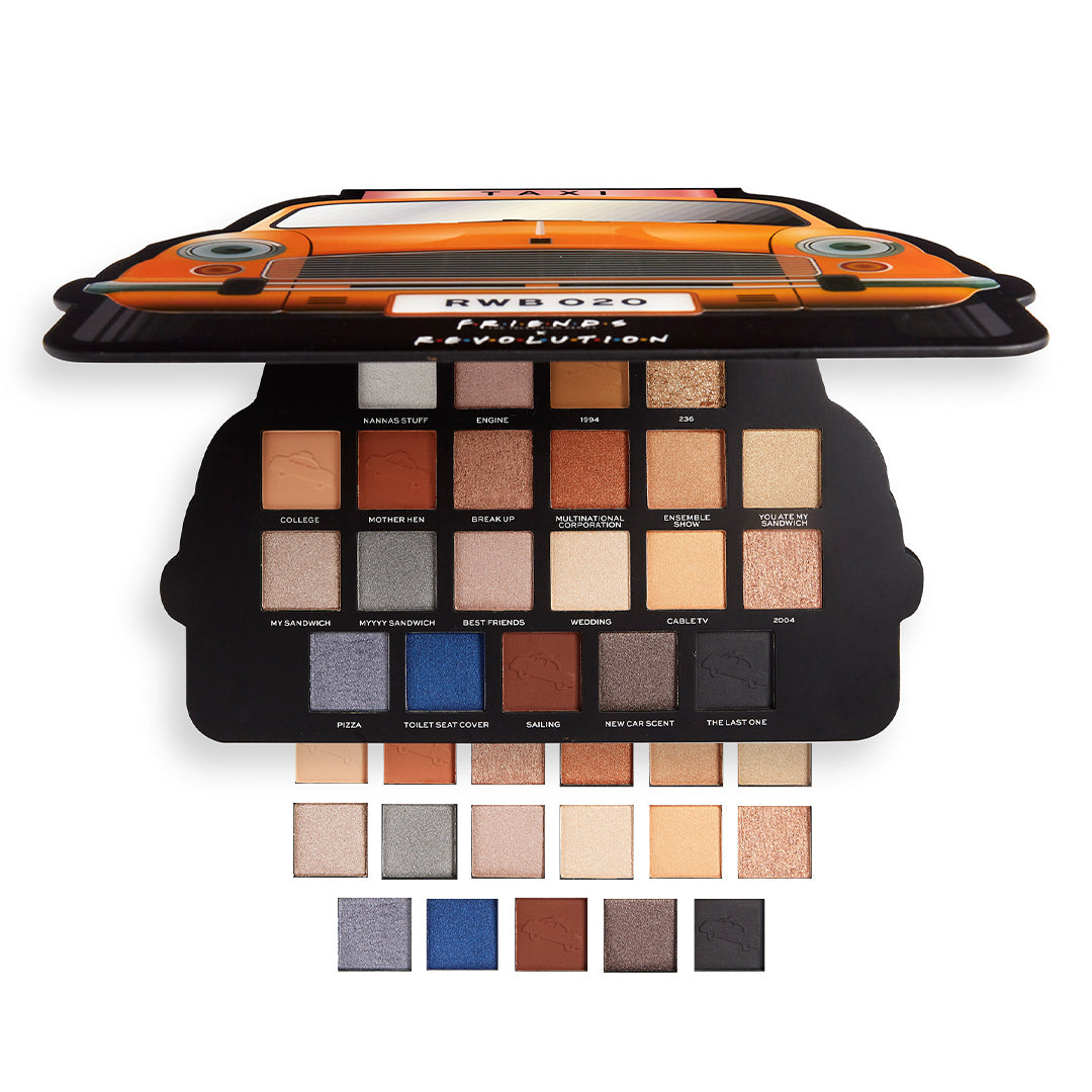 Friends X Makeup Revolution Take A Drive Eyeshadow Palette