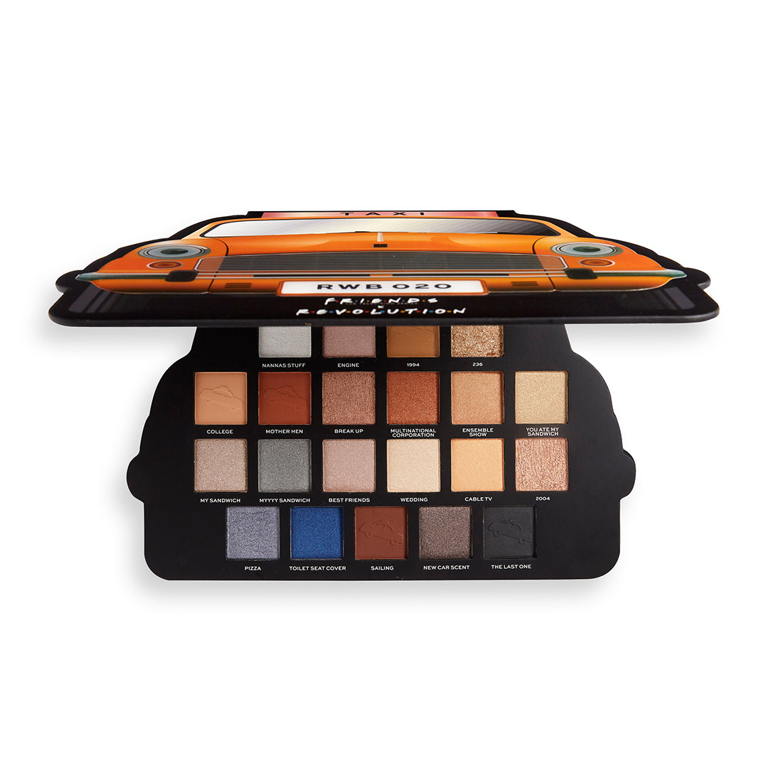 Friends X Makeup Revolution Take A Drive Eyeshadow Palette