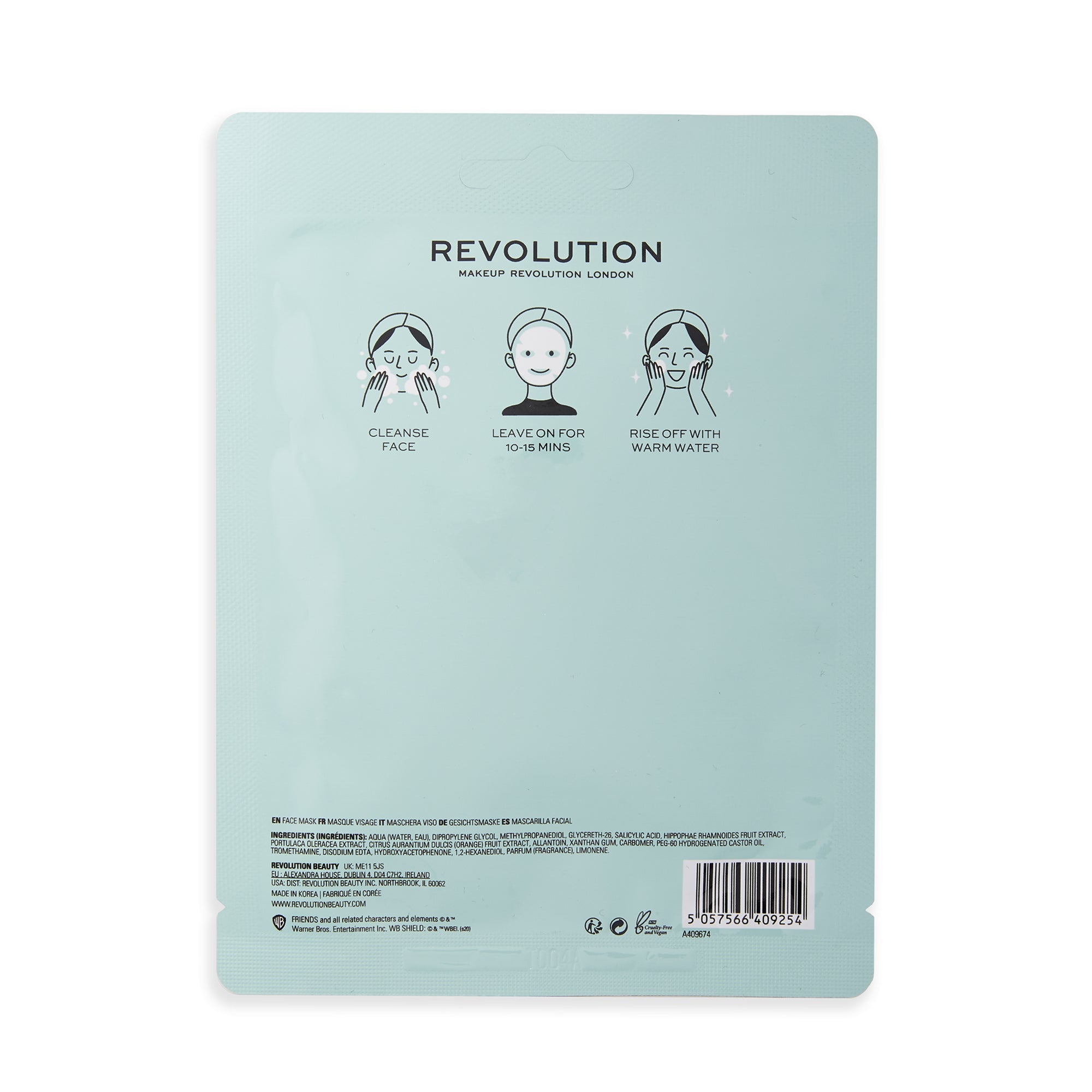 Makeup Revolution X Friends Joey Salicylic Sheet Mask