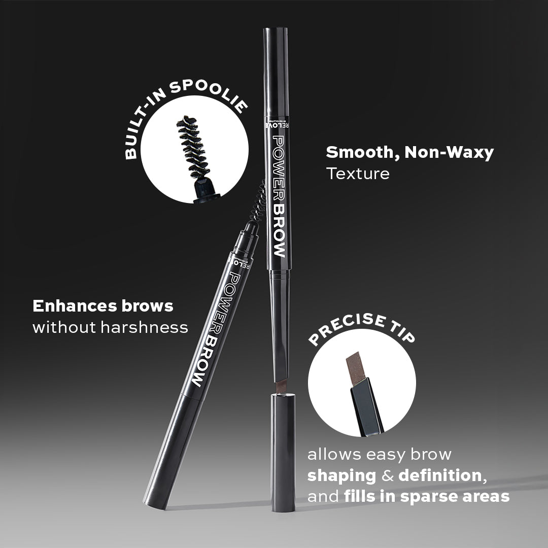 Revolution Relove Power Brow Pencil - Dark Brown