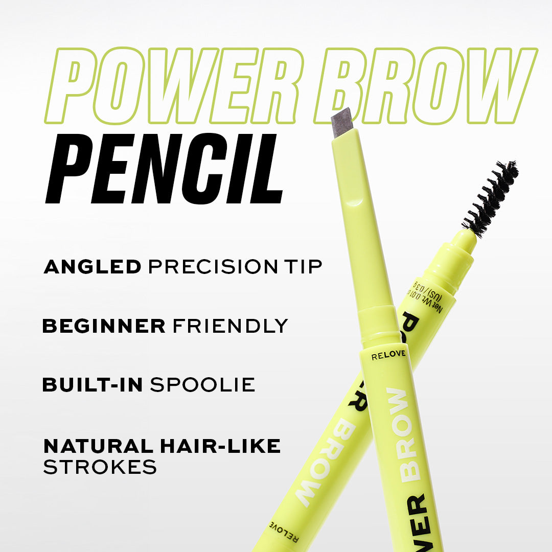 Revolution Relove Power Brow Pencil - Dark Brown