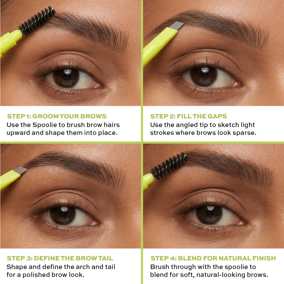 Revolution Relove Power Brow Pencil - Dark Brown