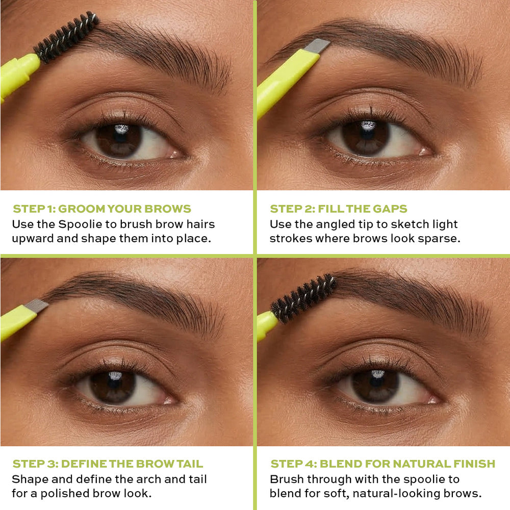 Revolution Relove Power Brow Pencil - Dark Brown