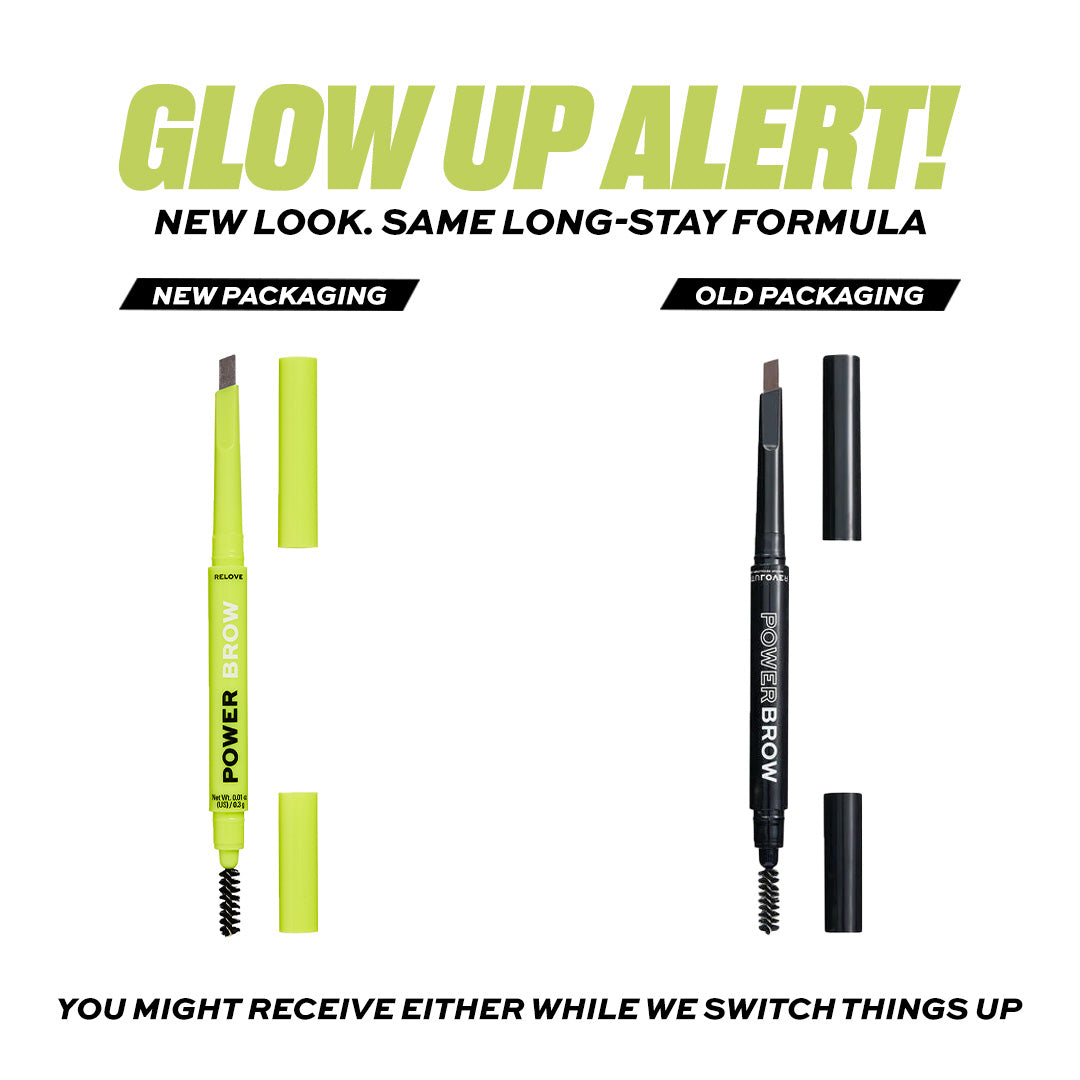 Revolution Relove Power Brow Pencil - Dark Brown