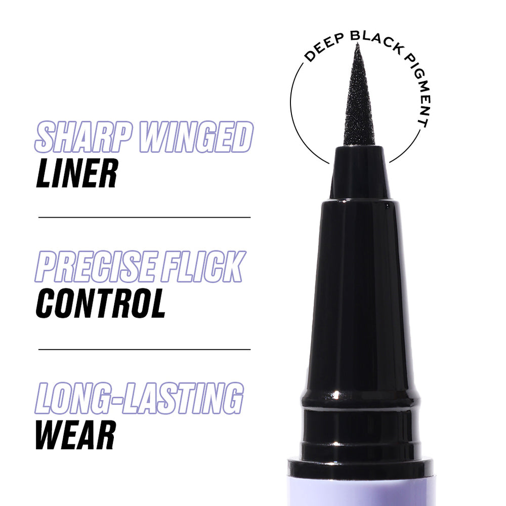 Revolution Relove Slick Flick Eyeliner Black
