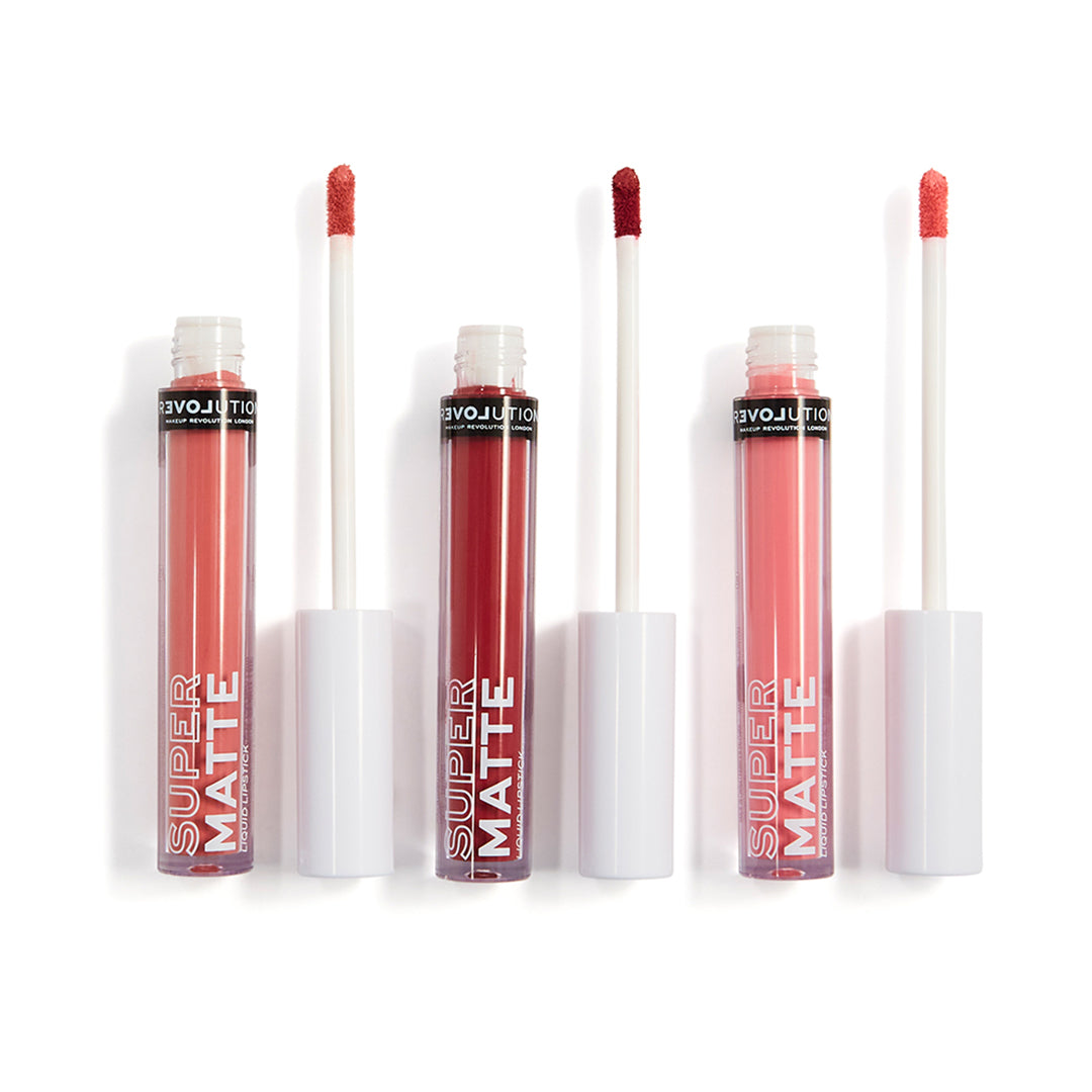 Revolution Relove Supermatte Liquid Lip Set Kiss