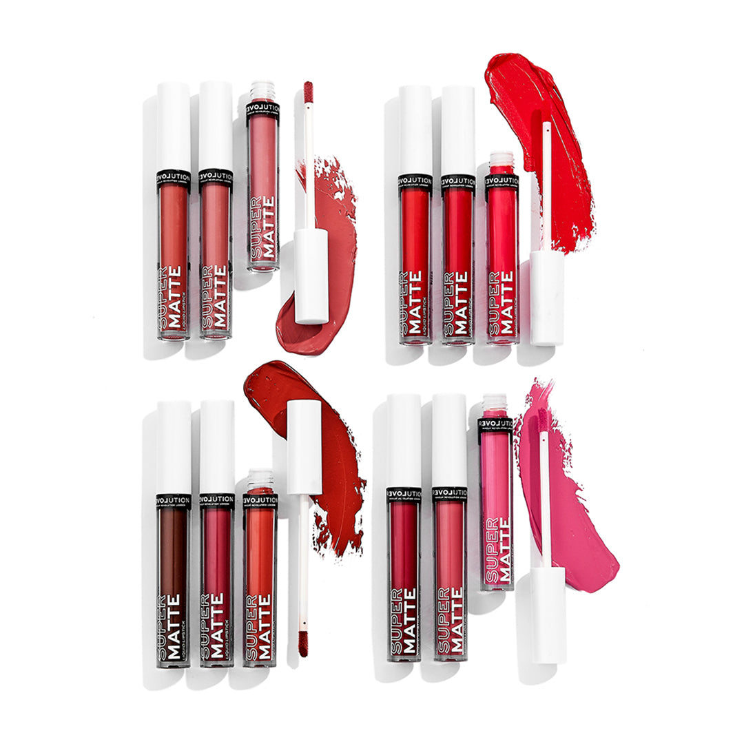 Revolution Relove Supermatte Liquid Lip Set Kiss