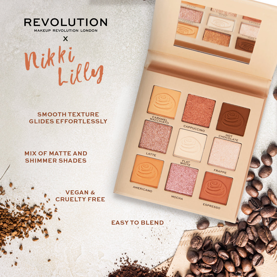 Makeup Revolution x Nikki Lilly Eyeshadow Palette Sweet Neutrals