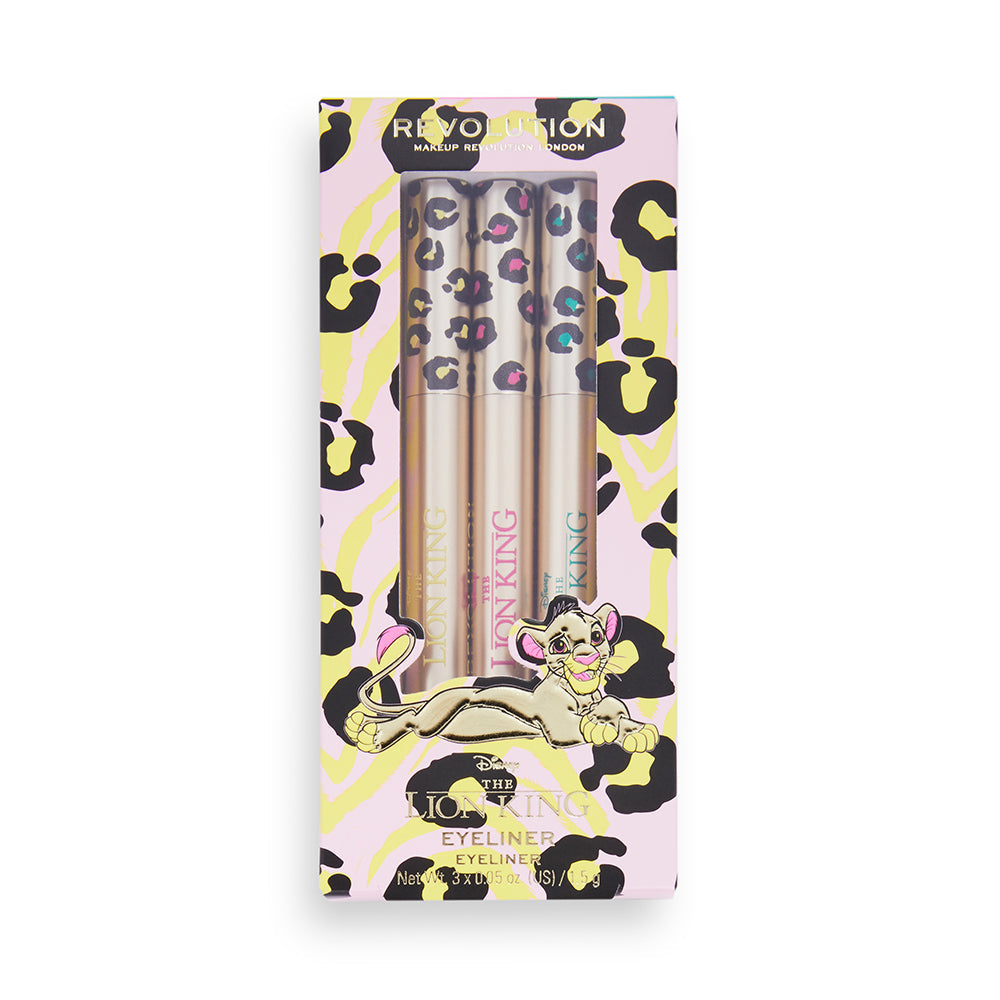Makeup Revolution x Lion King Three Best friends Eye Crayon Set