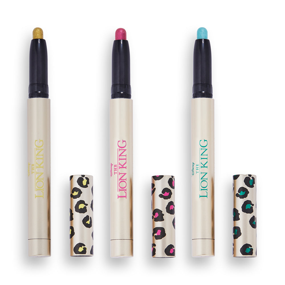 Makeup Revolution x Lion King Three Best friends Eye Crayon Set