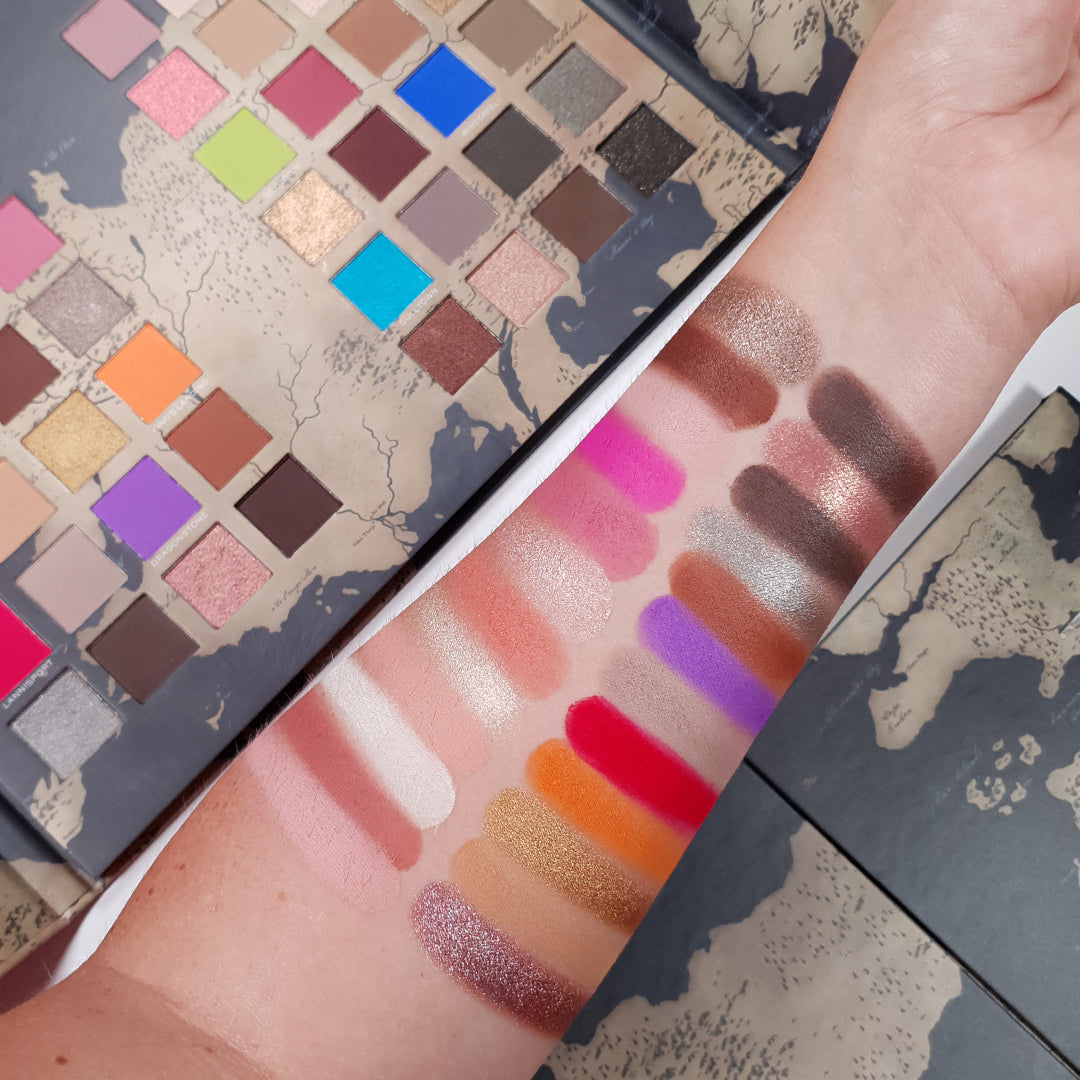 Makeup Revolution X Game of Thrones Westeros Map Palette