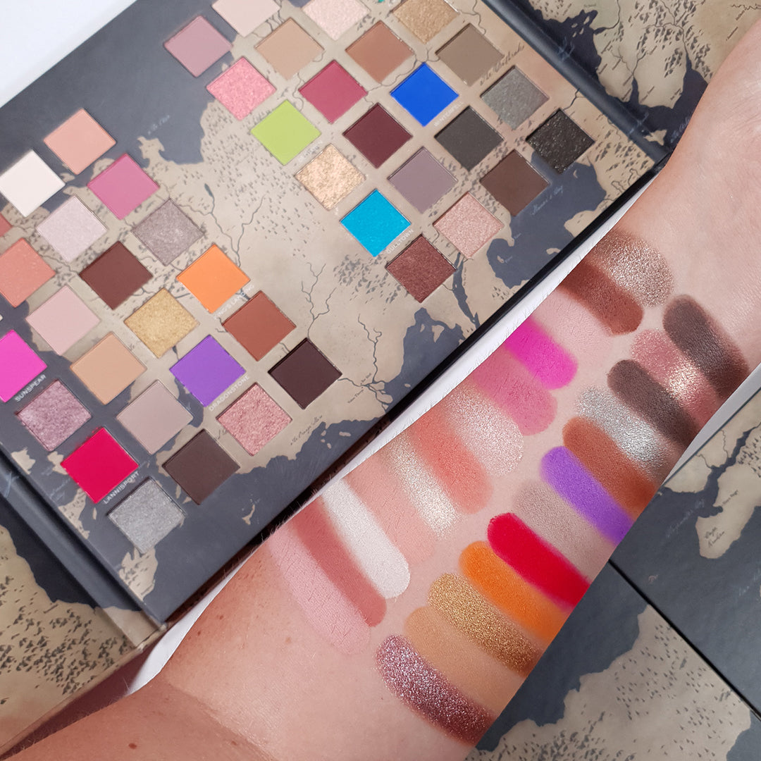 Makeup Revolution X Game of Thrones Westeros Map Palette