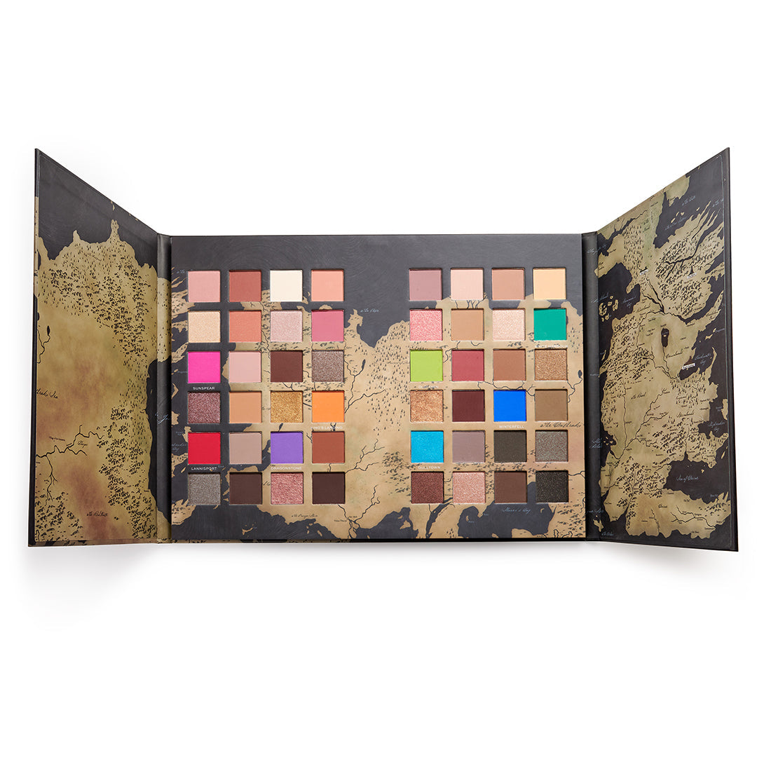 Makeup Revolution X Game of Thrones Westeros Map Palette