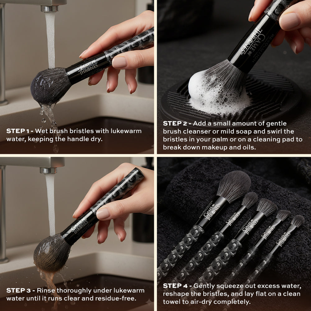 Makeup Revolution X Game of Thrones 3 Eyed Raven Brush Set