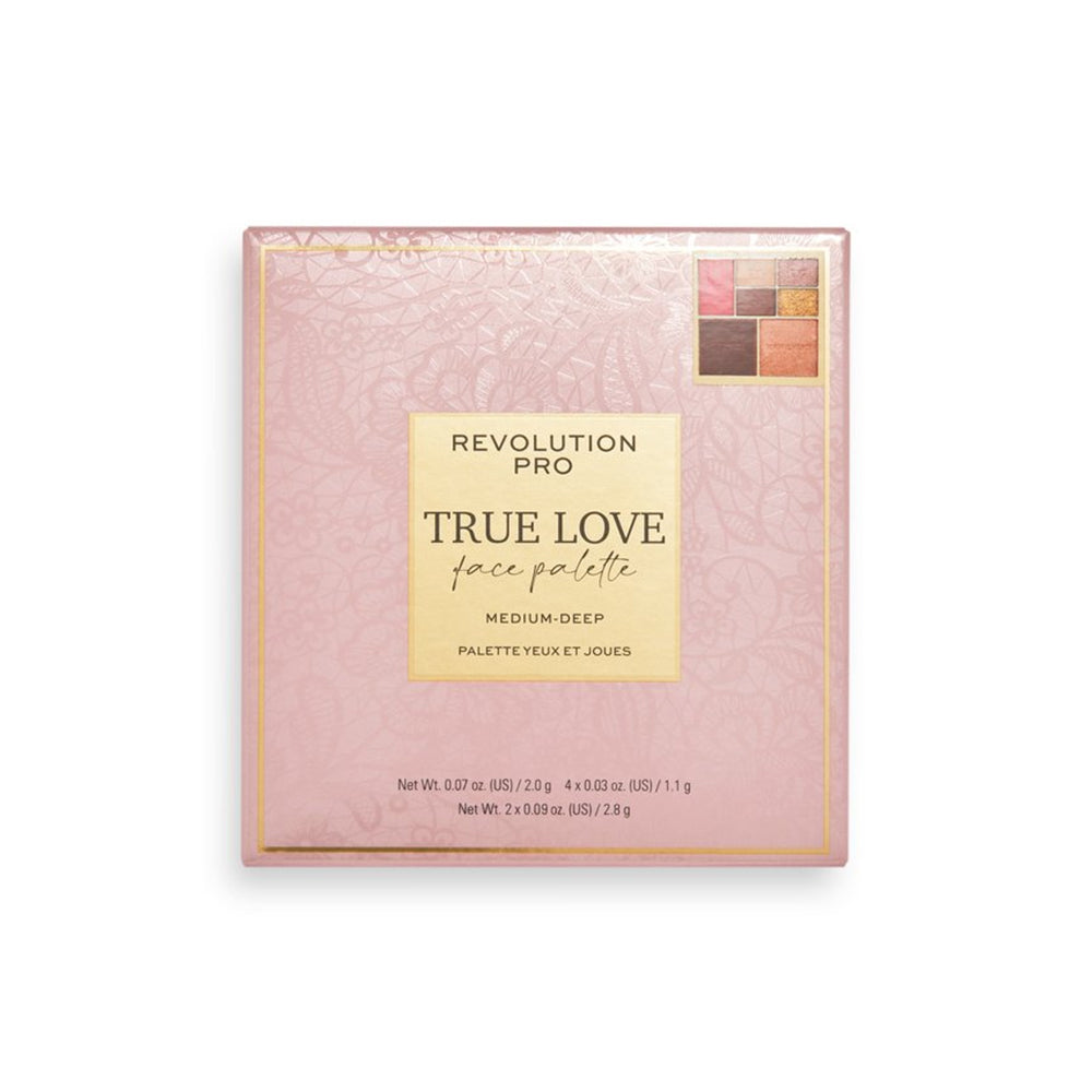 Revolution Pro True Love Eye & Cheek Palette Medium - Deep