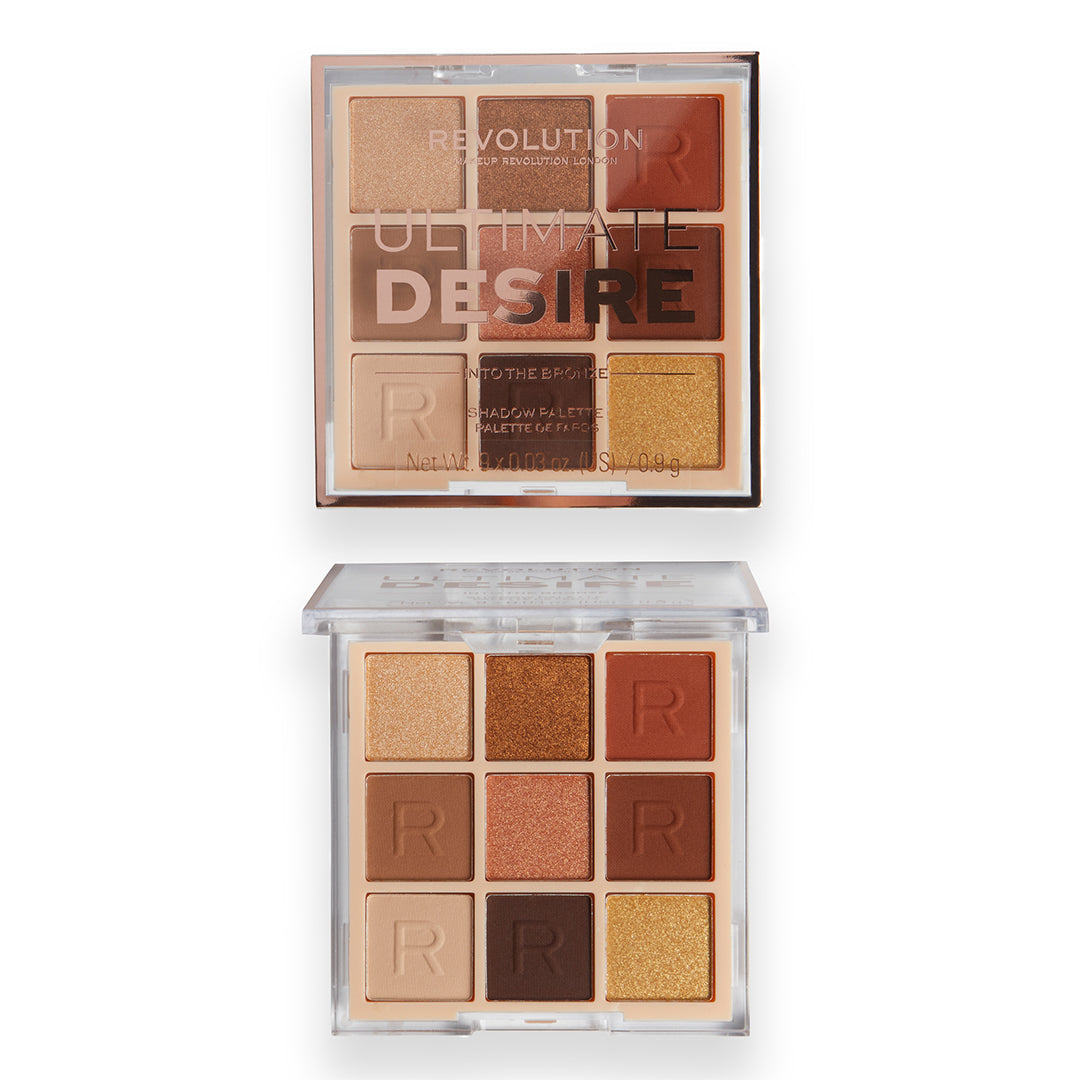 Makeup Revolution Ultimate Desire Shadow Palette Into the Bronze