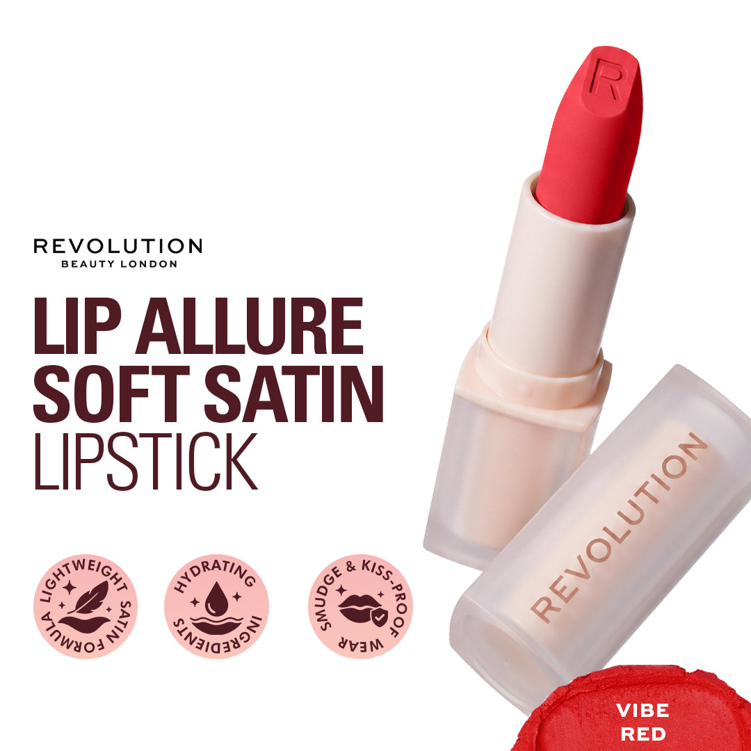 Makeup Revolution Lip Allure Soft Satin Lipstick