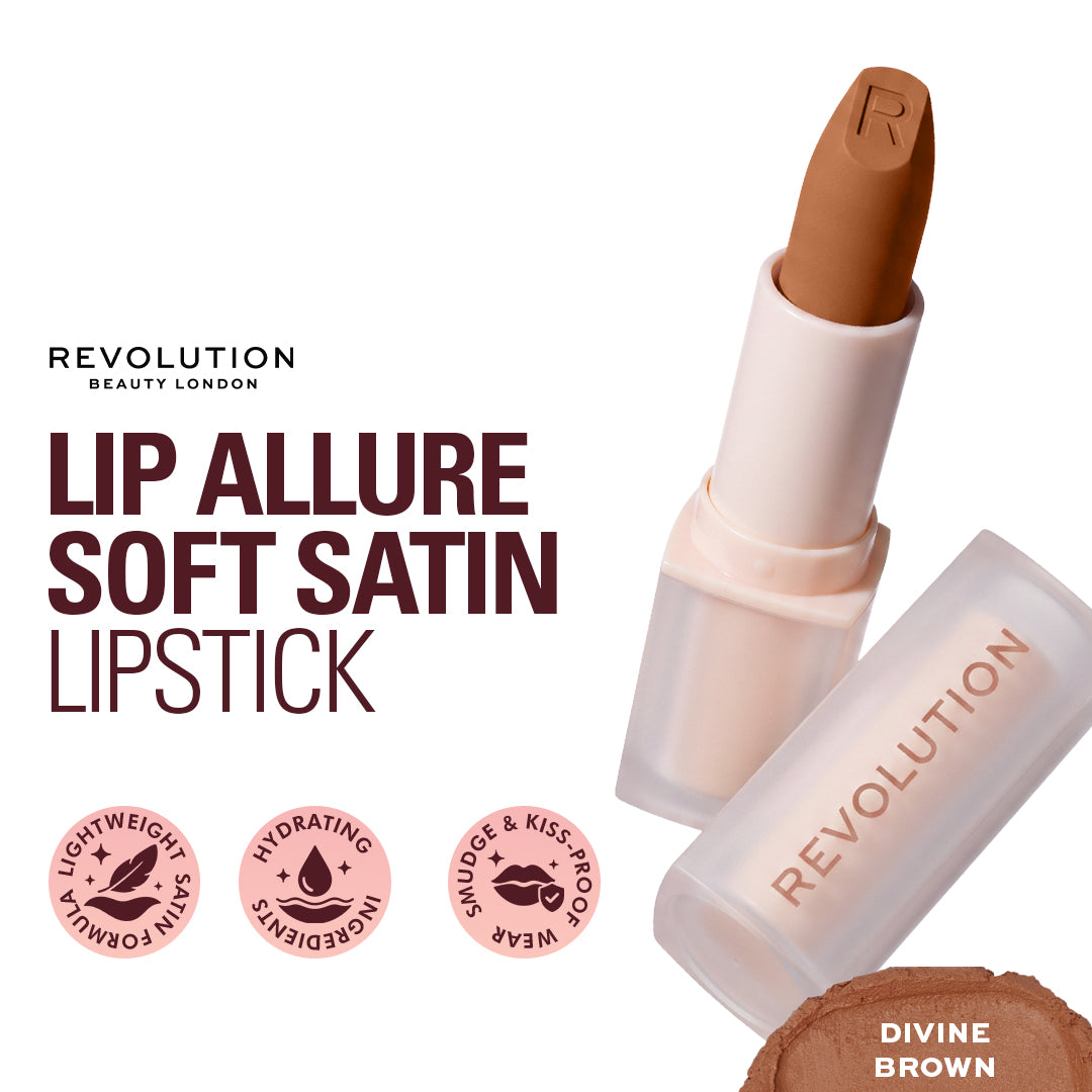 Makeup Revolution Lip Allure Soft Satin Lipstick