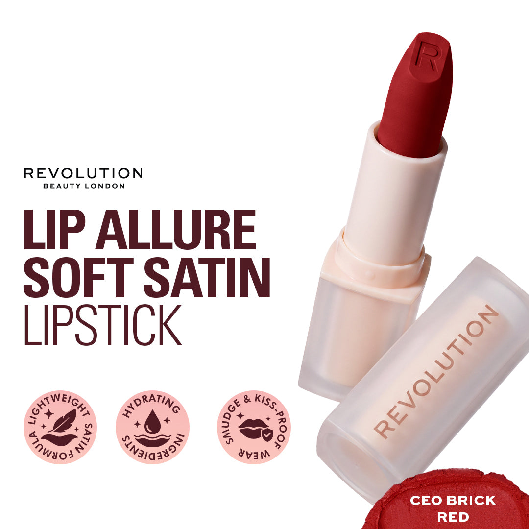 Makeup Revolution Lip Allure Soft Satin Lipstick