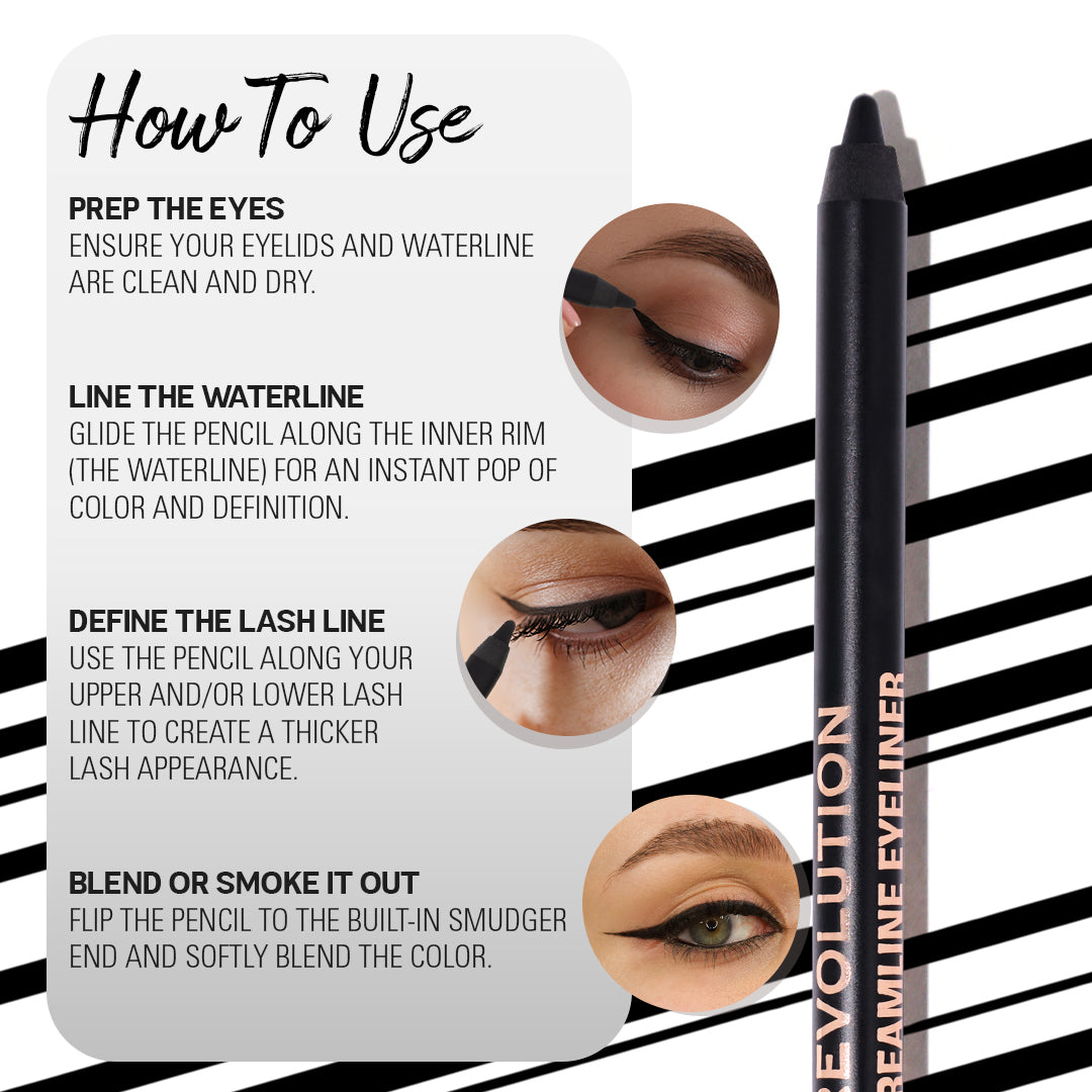 Makeup Revolution Streamline Waterline Eyeliner Pencil