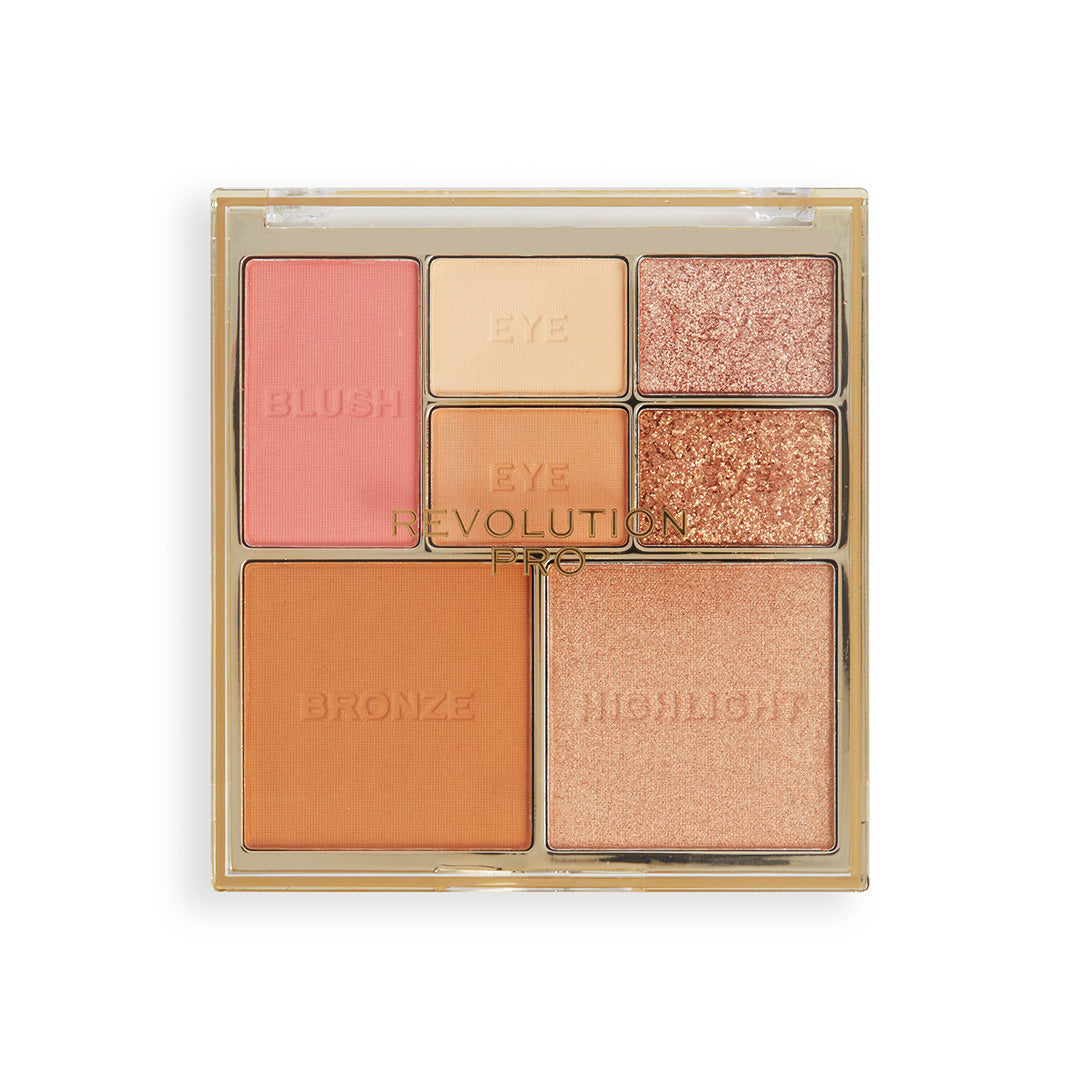 Revolution Pro Iconic Eye & Cheek Palette-Light Medium