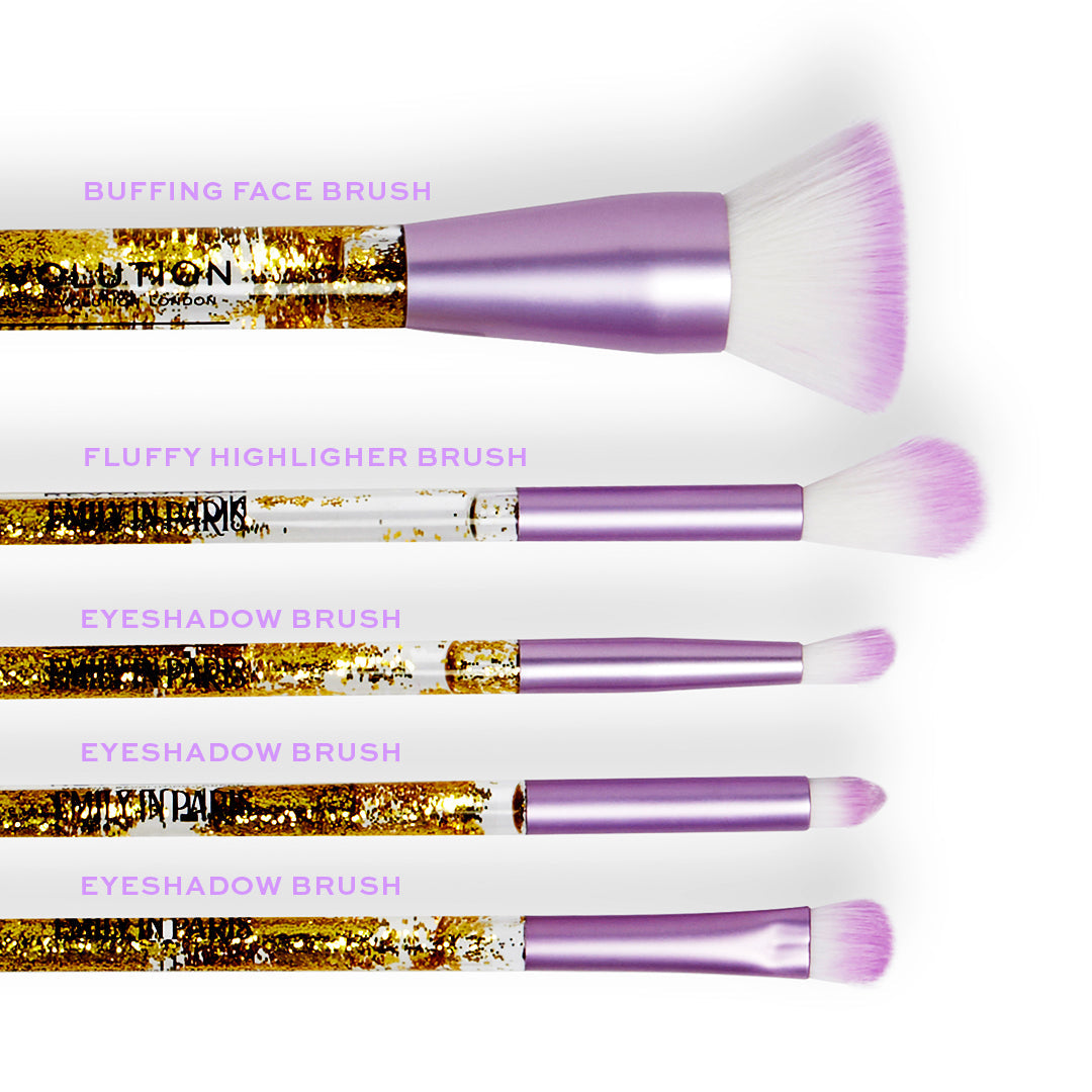 Makeup Revolution X Emily In Paris Tres Chic Brush Set