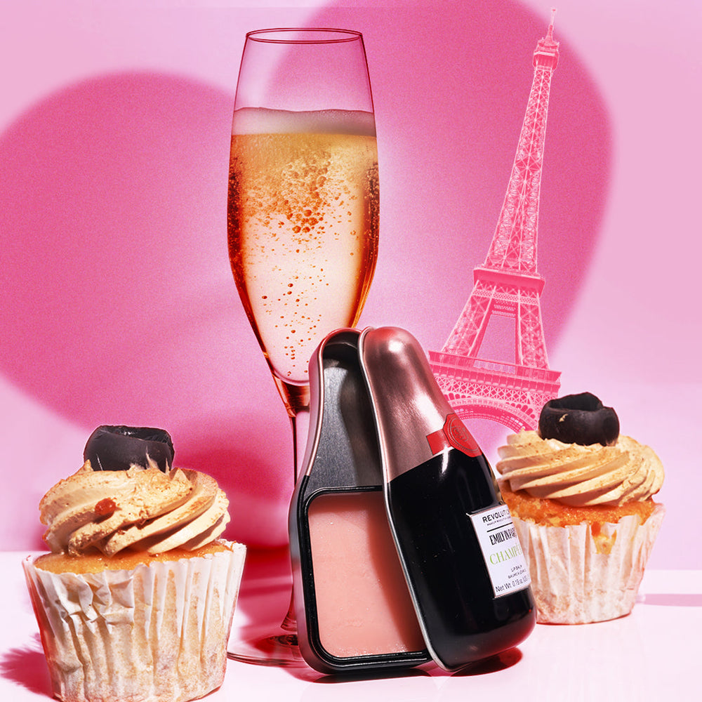 Makeup Revolution X Emily In Paris Champere Problems Lip Balm