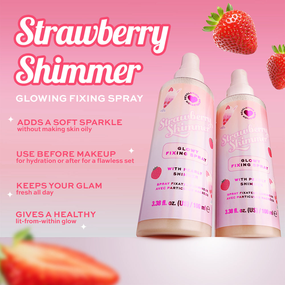 I Heart Revolution Strawberry Milkshake Glow Fixing Mist