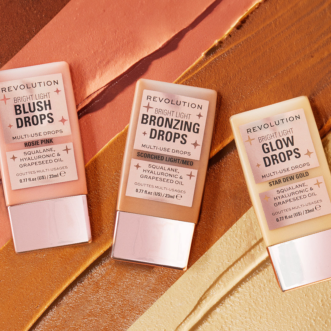 Makeup Revolution Bright Light Blush Drops Pink Rosie