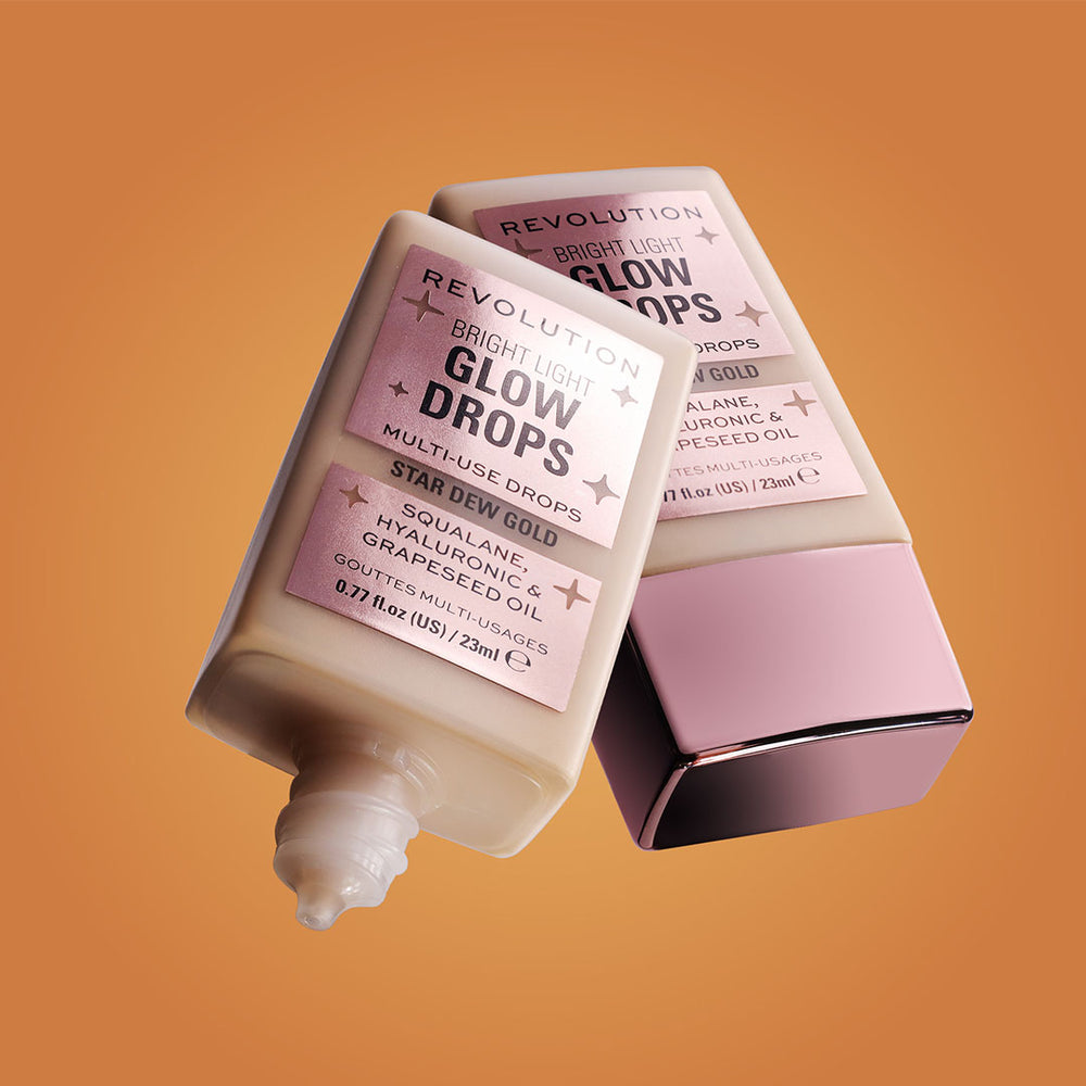 Makeup Revolution Bright Light Glow Drops Golden Star Dew