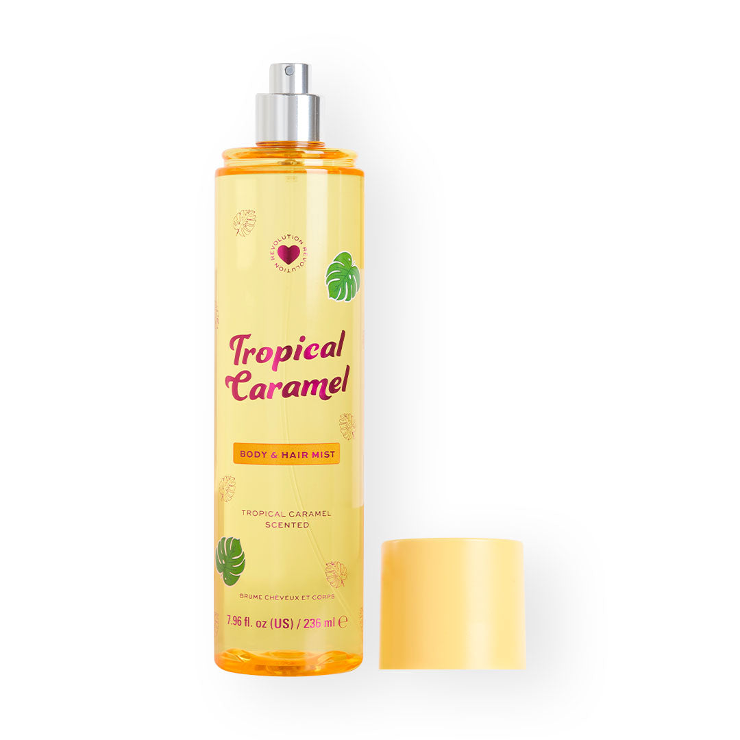 I Heart Revolution Hair & Body Mist – Blossom Bloom & Tropical Caramel