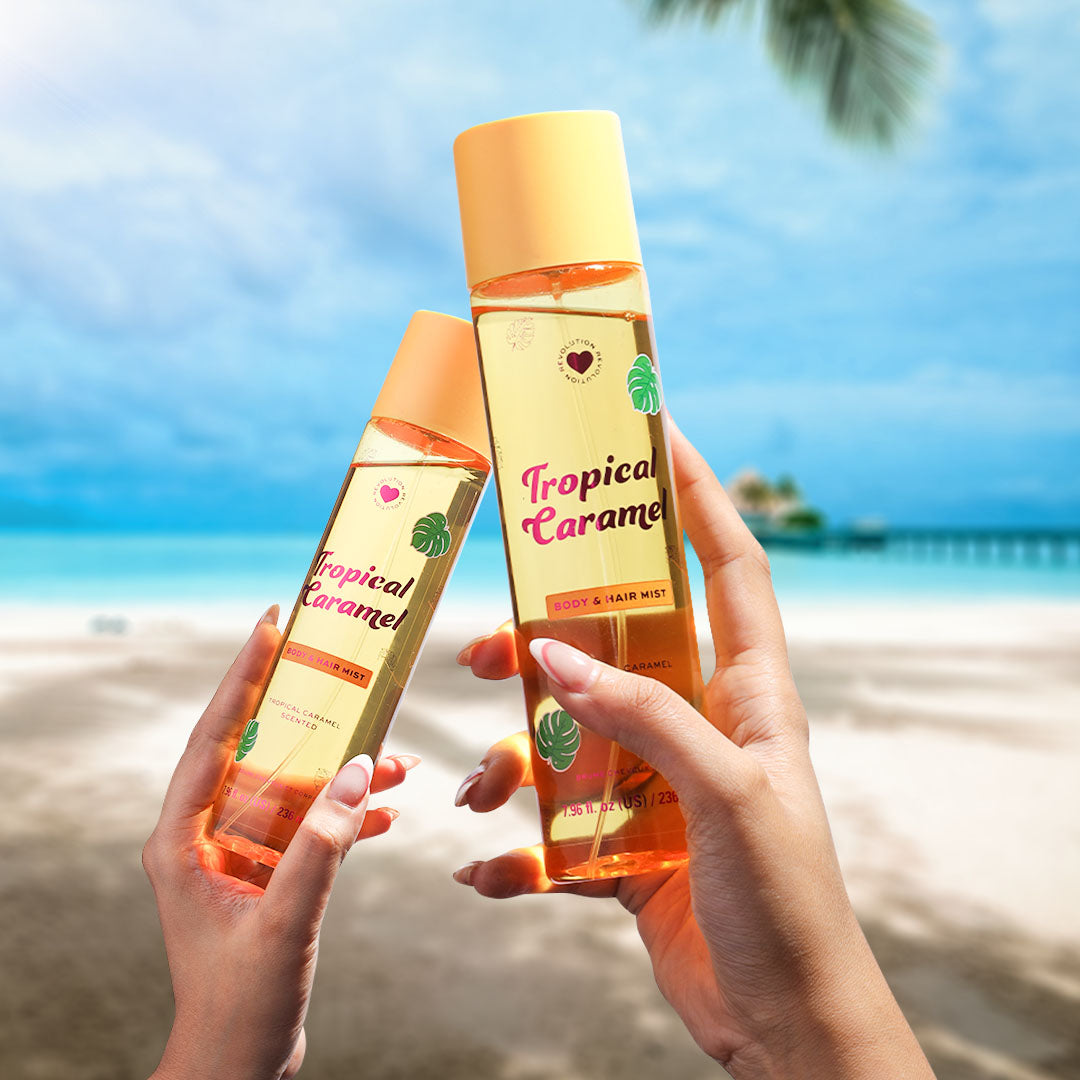 I Heart Revolution Hair & Body Mist – Blossom Bloom & Tropical Caramel