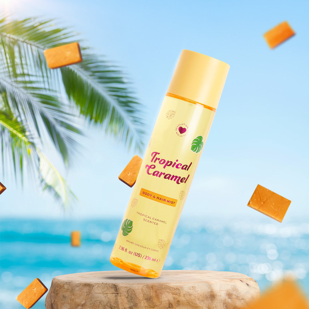 I Heart Revolution Hair & Body Mist – Blossom Bloom & Tropical Caramel