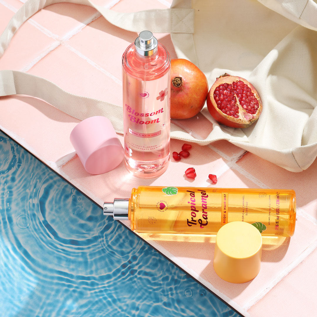 I Heart Revolution Hair & Body Mist – Blossom Bloom & Tropical Caramel