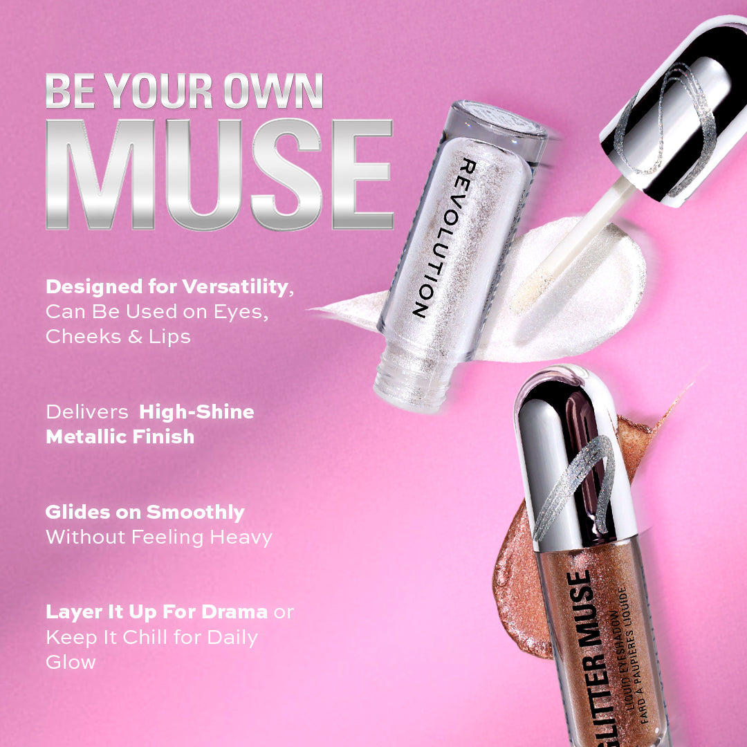 Revolution Metallic Muse Glitter Muse Eyeshadow