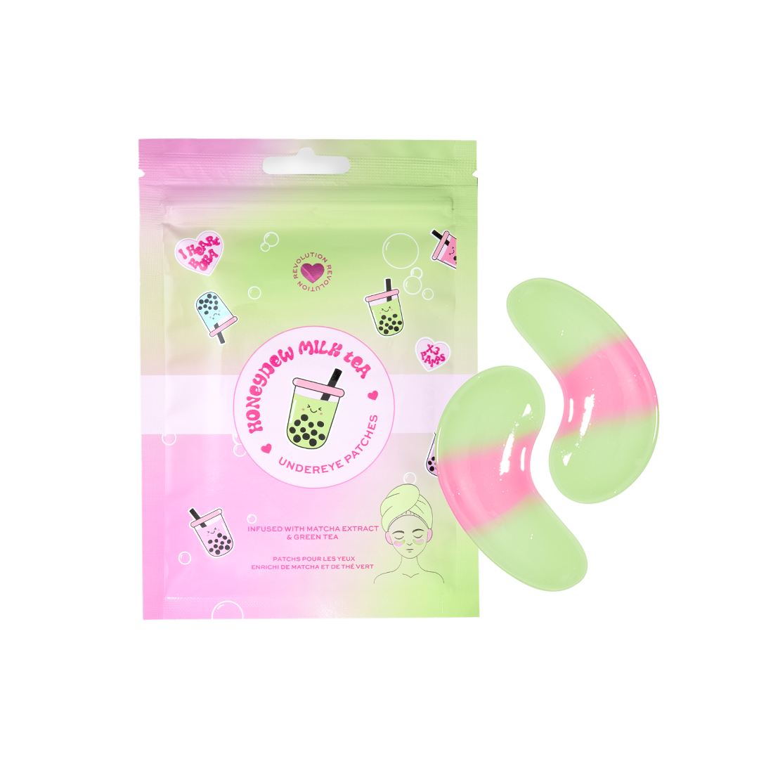 I Heart Revolution Bubble Tea Honeydew Milk Tea Undereye Patches