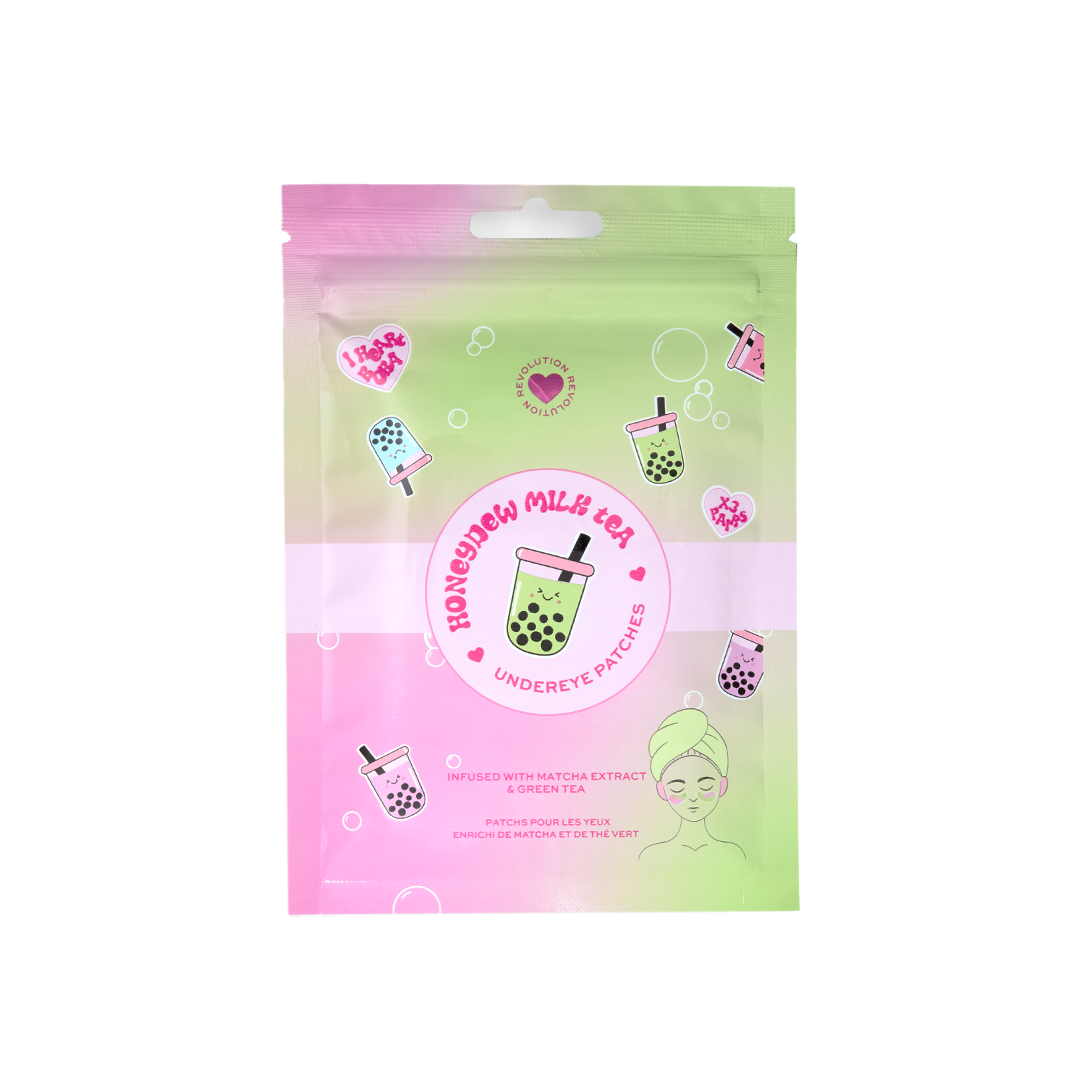 I Heart Revolution Bubble Tea Honeydew Milk Tea Undereye Patches