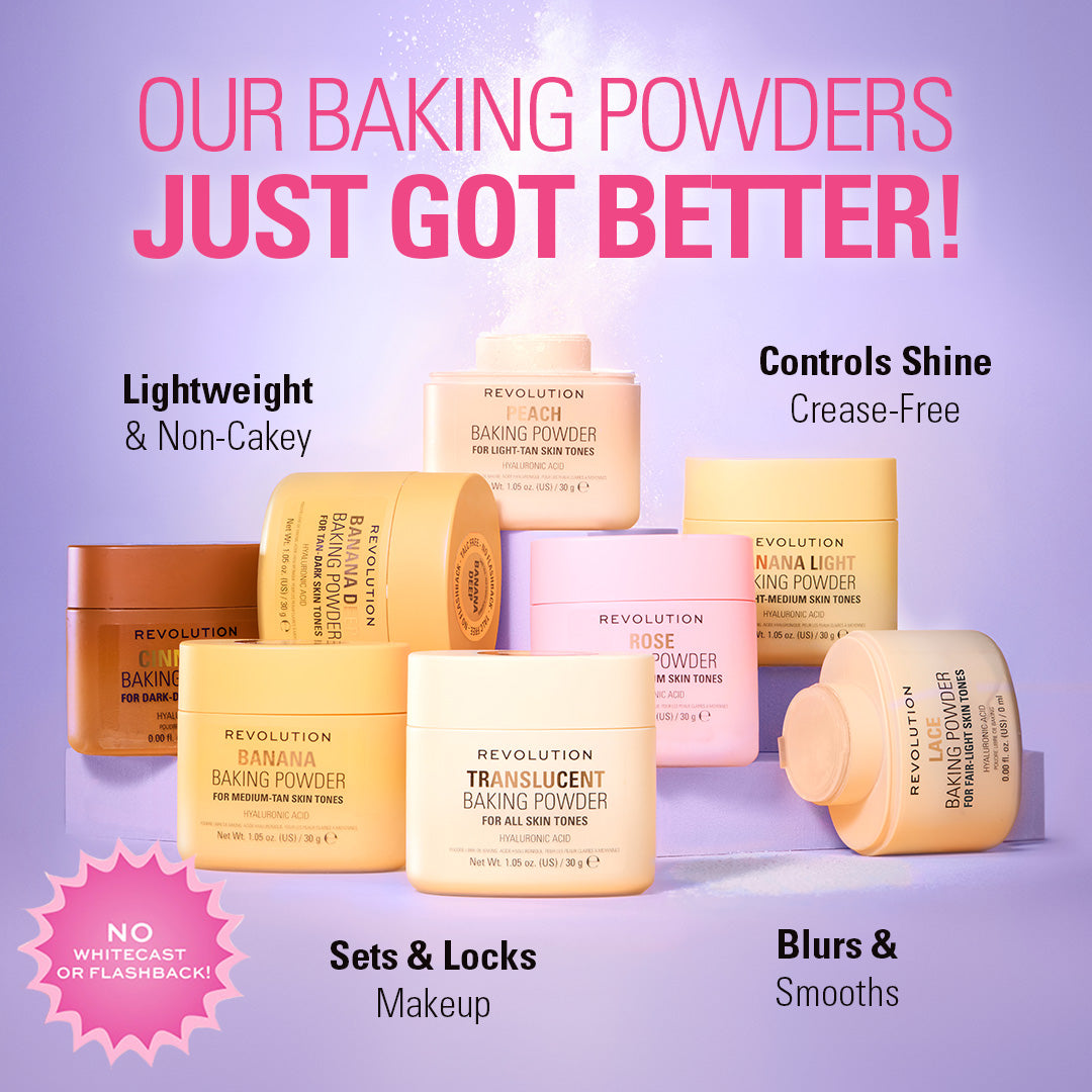 Makeup Revolution Loose Baking Powder - 30gm