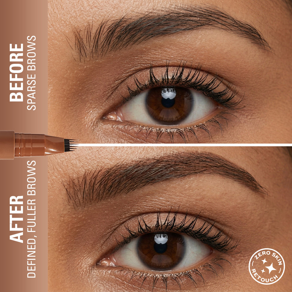 Makeup Revolution Instant Brow Hair Pen - Warm Brown