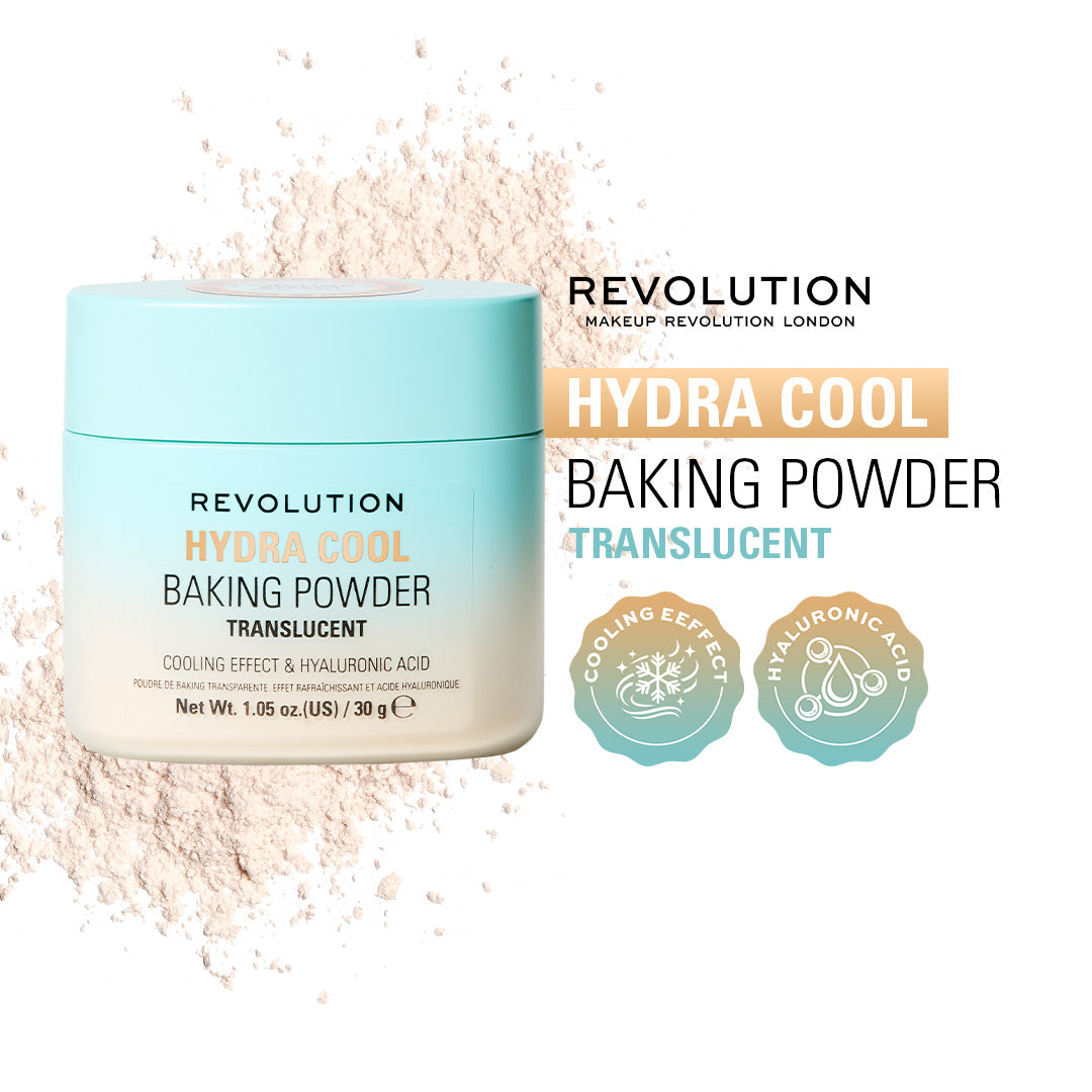 Revolution Hydra Cool Cooling Loose Baking Powder - Translucent