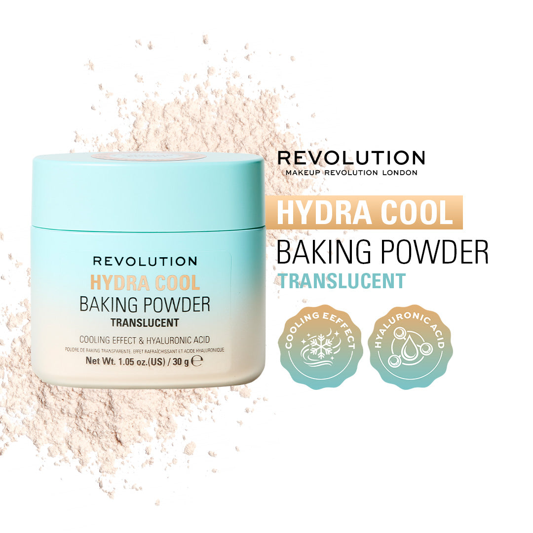 Revolution Hydra Cool Cooling Loose Baking Powder - Translucent