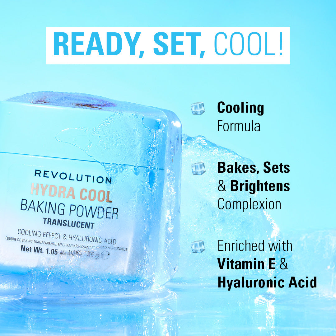 Revolution Hydra Cool Cooling Loose Baking Powder - Translucent