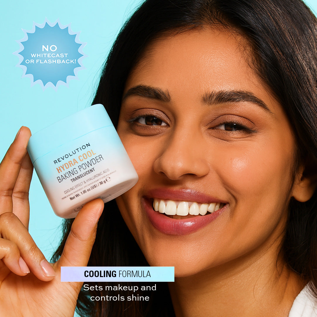 Revolution Hydra Cool Cooling Loose Baking Powder - Translucent