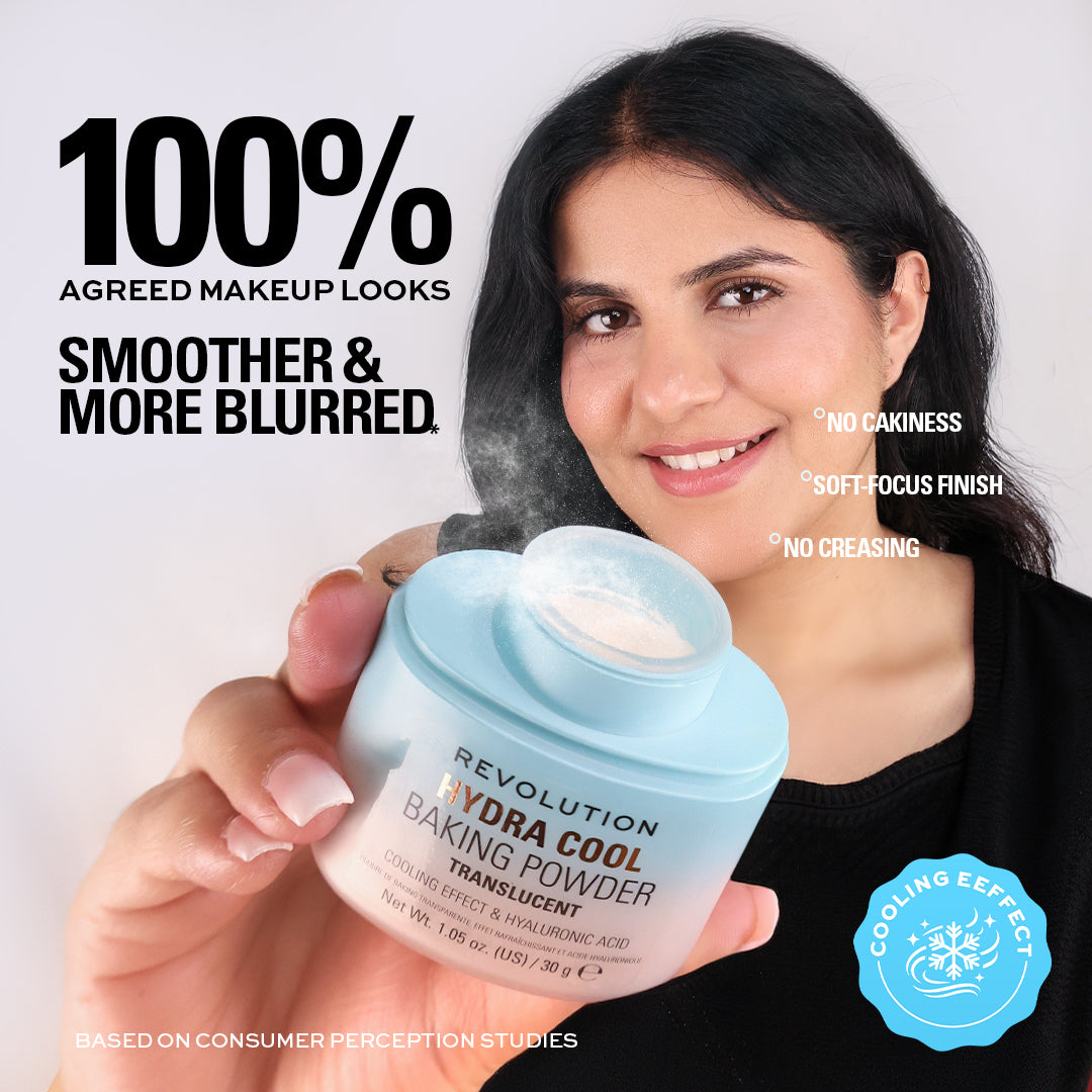 Revolution Hydra Cool Cooling Loose Baking Powder - Translucent