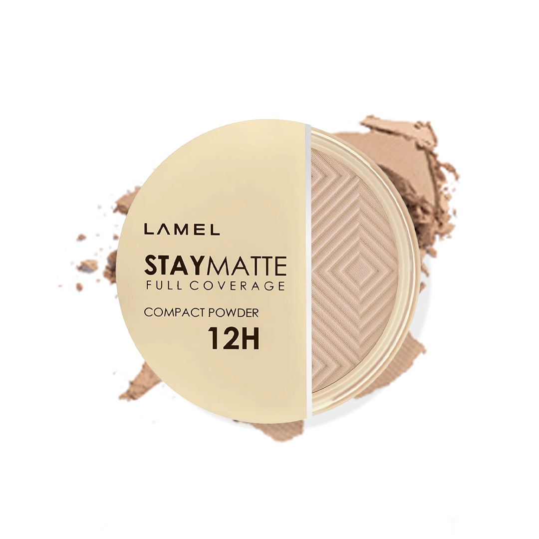 Lamel Stay Matte Compact Powder-cold-ivory-402